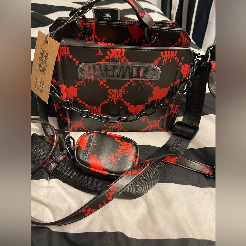Steve Madden Halloween Bevelyn Crossbody Satchel Bag